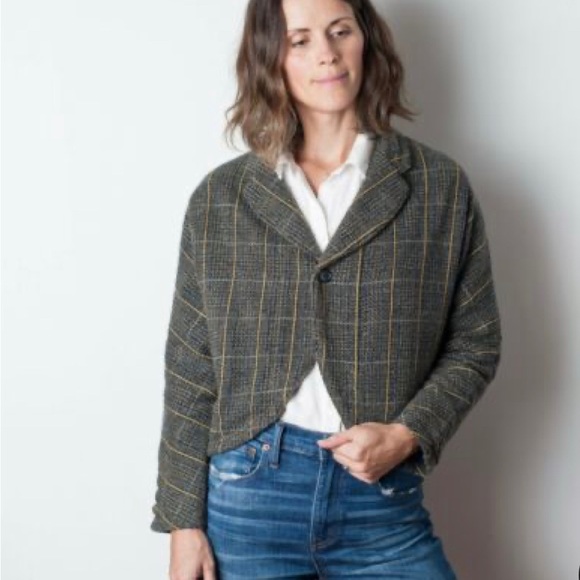 Kapital Tweed Jersey Dolman Jacket - Picture 2 of 2